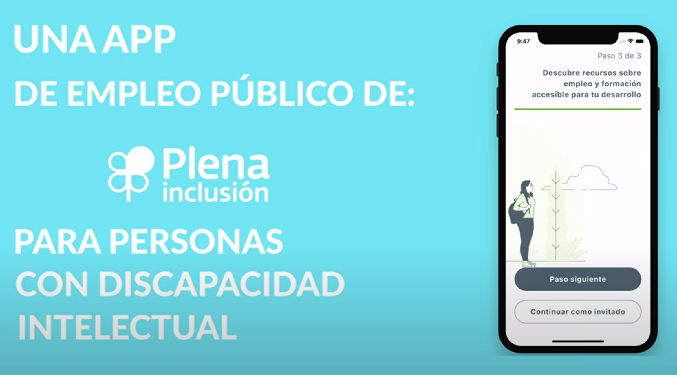 Ir a Plena inclusión desarrolla una app que facilita a las personas con discapacidad intelectual información sobre nuevas ofertas de empleo público